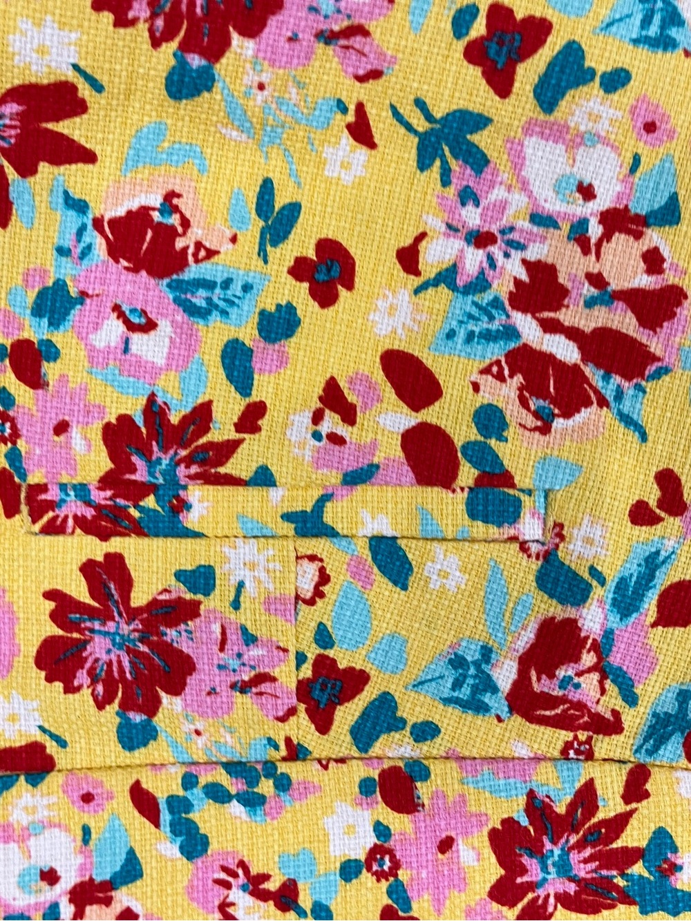 j CrewWomen’s Yellow Floral Summer Shorts Size 2 - Picture 6 of 6